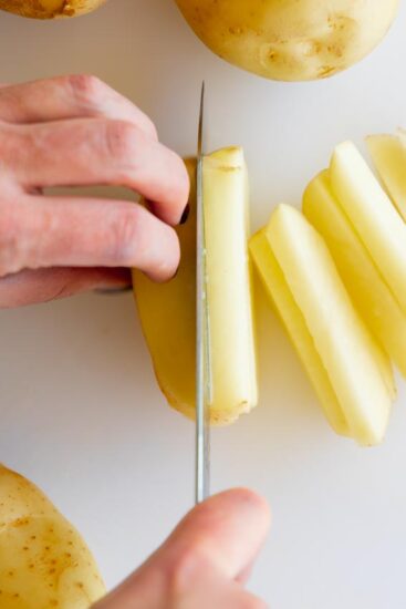 How to cut French fries