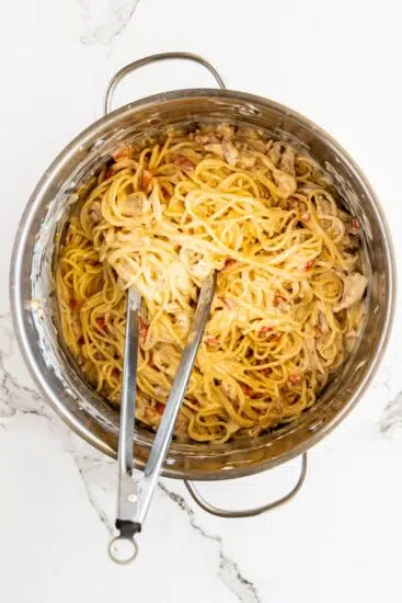 Easy Chicken Spaghetti
