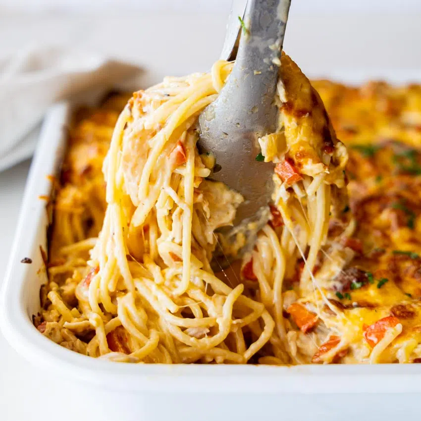 Easy Chicken Spaghetti