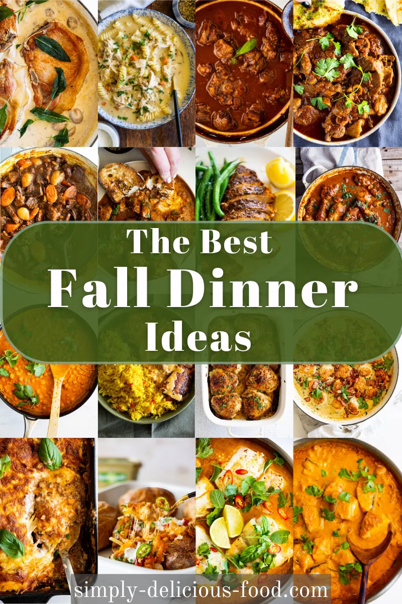 Fall Dinner Ideas.