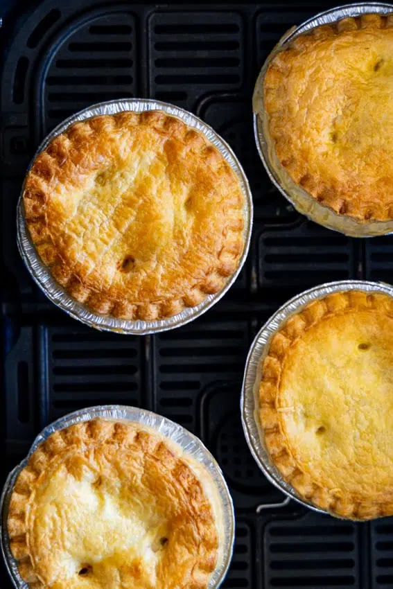 Air fryer frozen pot pies
