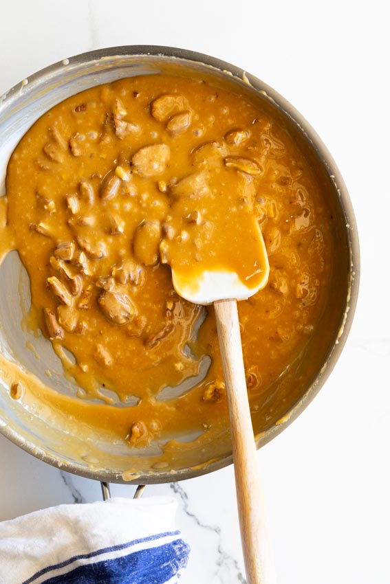 Pecan Butterscotch sauce for rice pudding