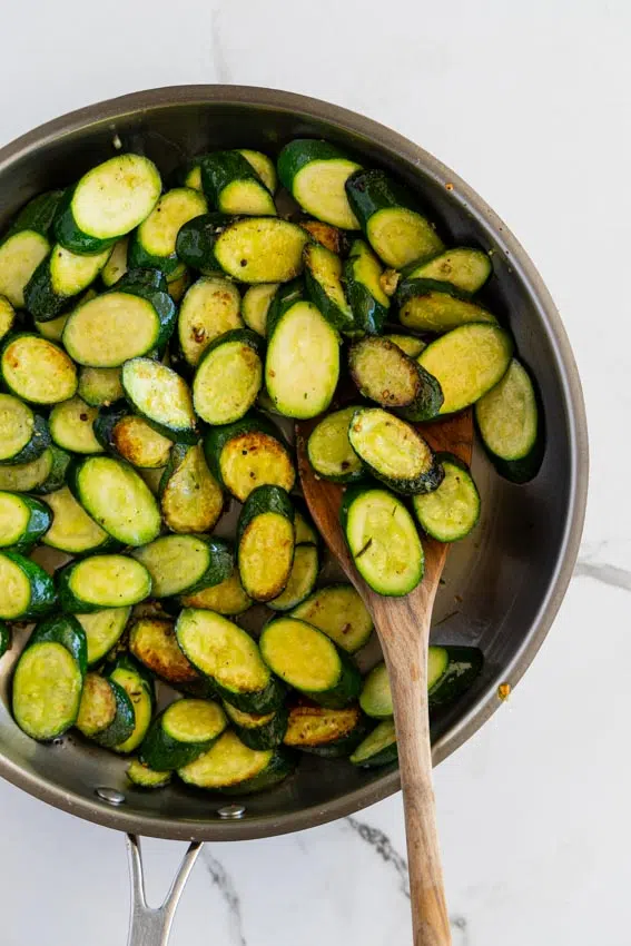 Sautéed zucchini