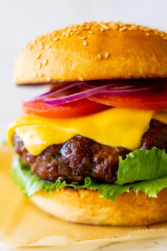 Air Fryer Burgers - 90