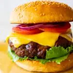 Air fryer burgers