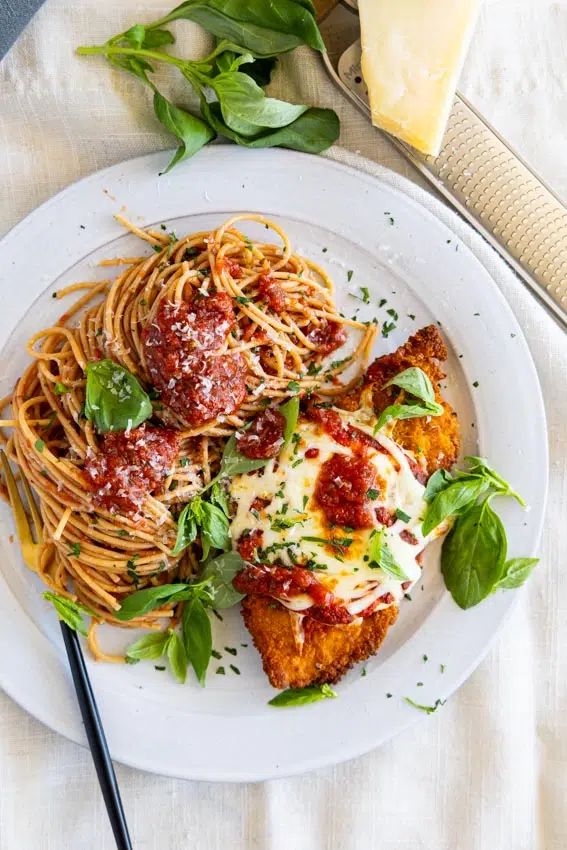 Air fryer chicken parmesan