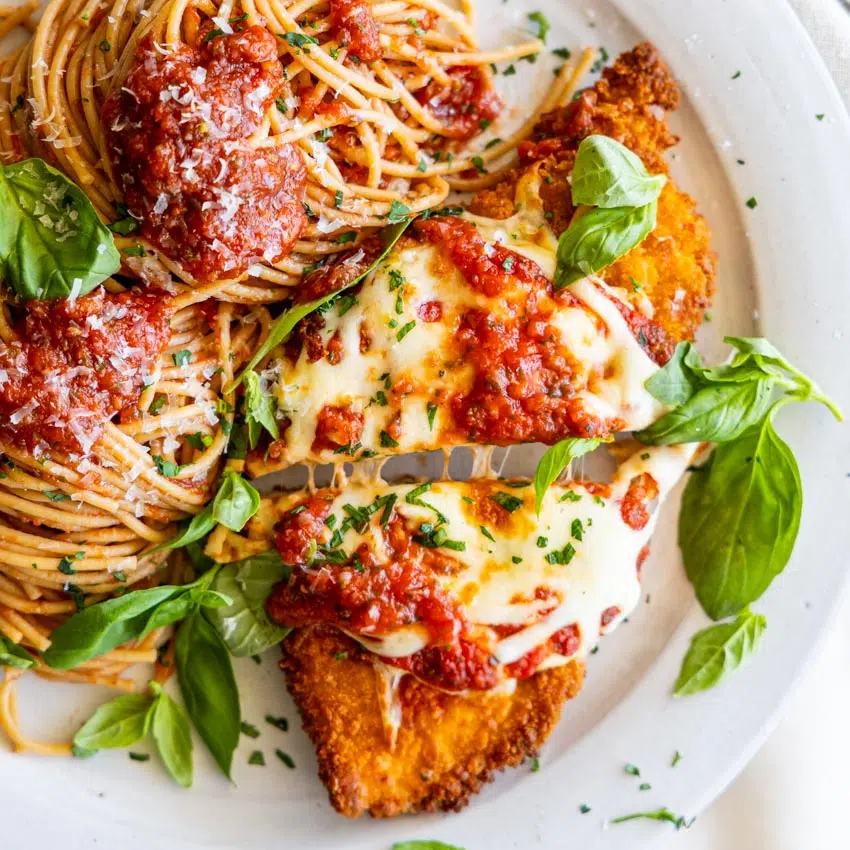 Air fryer chicken parmesan