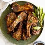Air fryer lamb chops