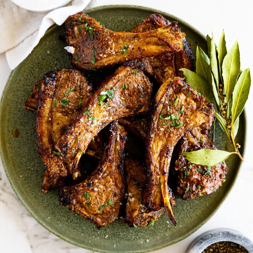 Air fryer lamb chops