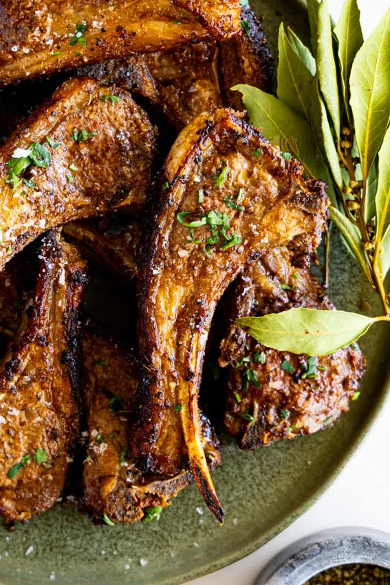 Air fryer lamb chops