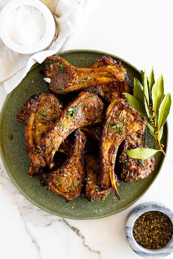 Air fryer lamb chops