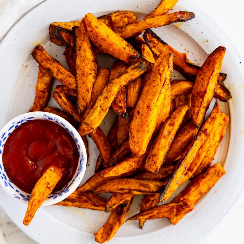 Air fryer sweet potato wedges