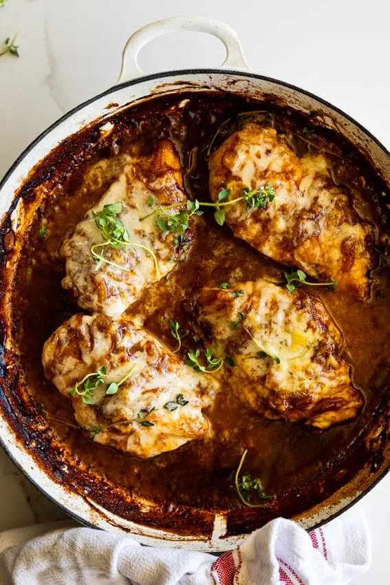 French Onion Chicken Bake