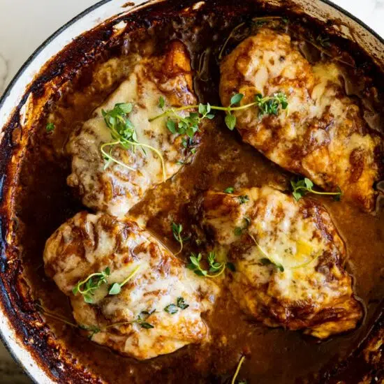 French Onion Chicken Bake