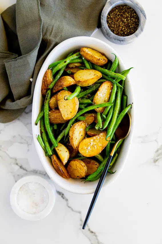 Green beans and potatoes