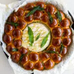 Baked Brie Bread Wreath