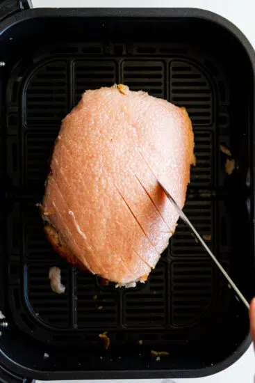 Instant Pot Gammon scored