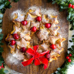 Cinnamon sugar puff pastry wreath