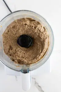 Creamy Chicken Liver Pâté in food processor.