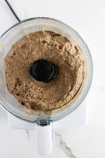 Creamy Chicken Liver Pâté in food processor.