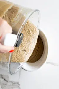 Creamy Chicken Liver Pâté poured into ramekin