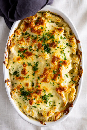 Baked Chicken Alfredo