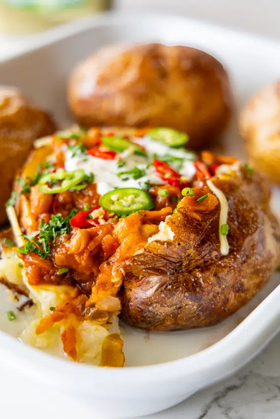 Chakalaka Baked Potato