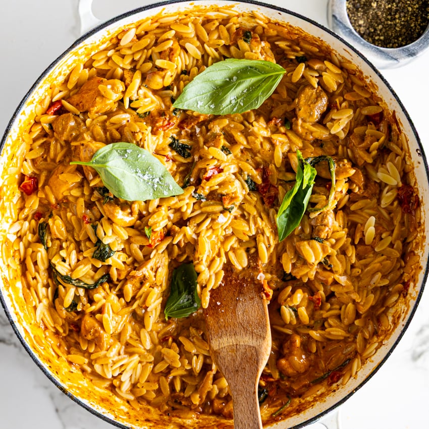 Marry Me Chicken Orzo