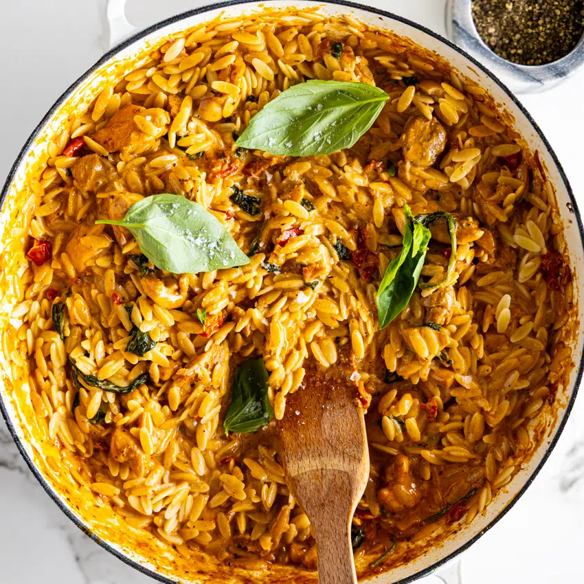 Marry Me Chicken Orzo