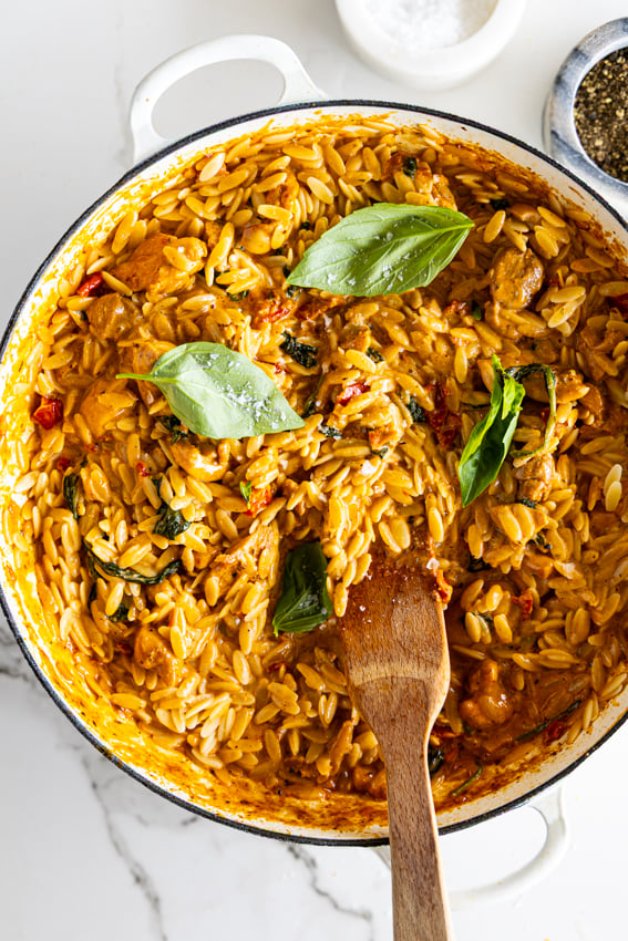 Marry Me Chicken Orzo