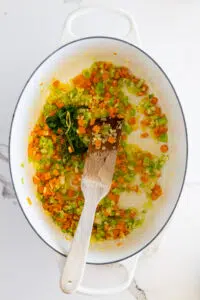 Vegetables sautéed in butter with garlic and herbs.