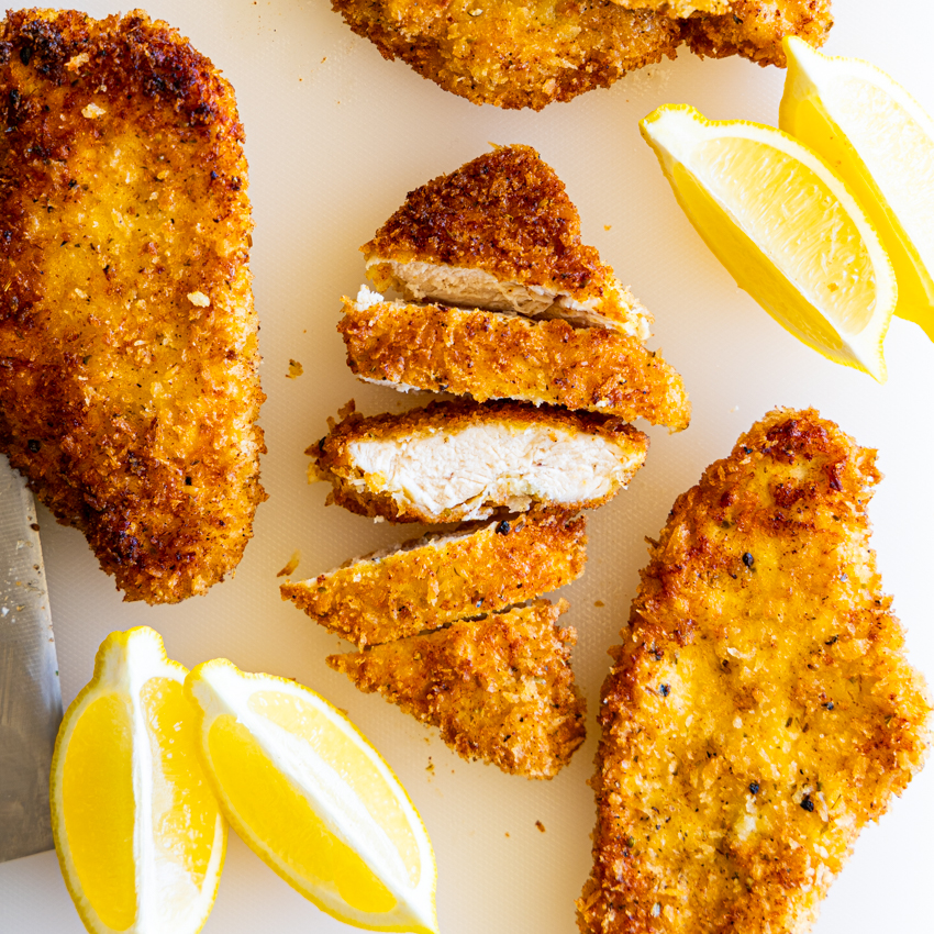 Breaded Chicken Cutlets.
