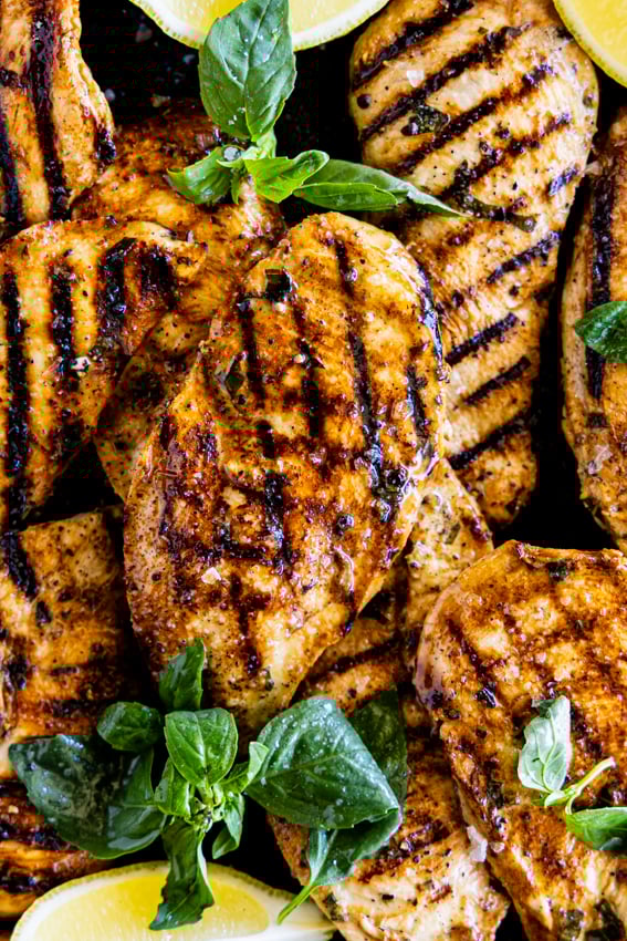 Juicy lemon basil chicken