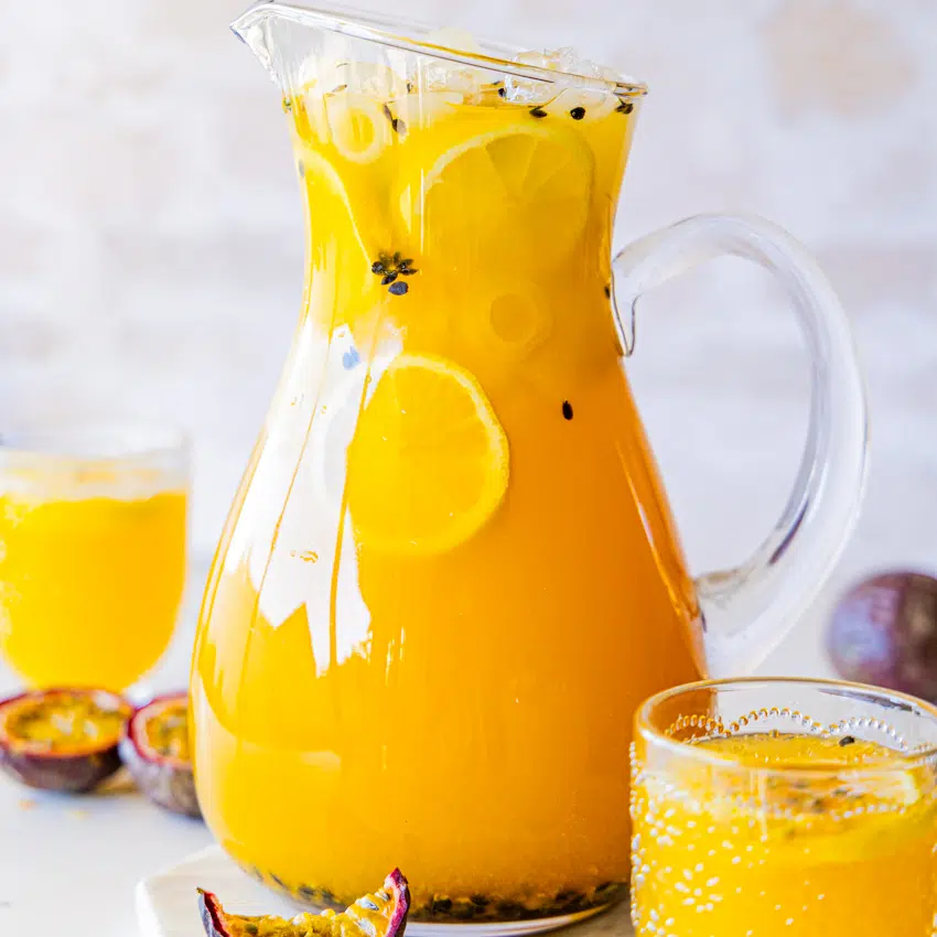 Passion fruit Lemonade.