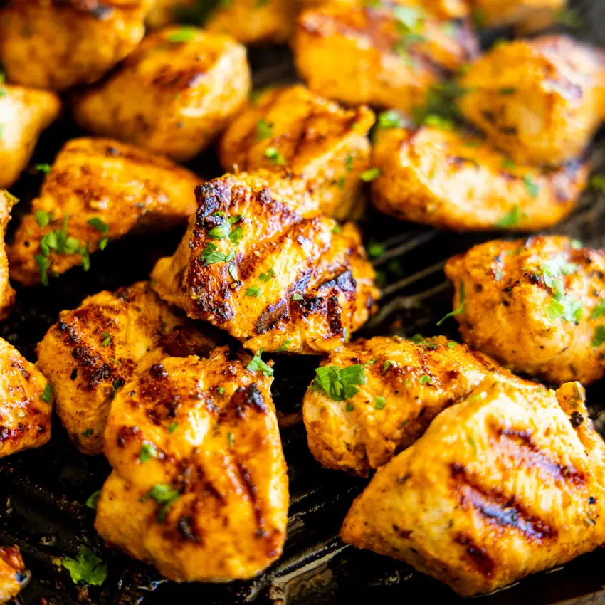 Grilled Chicken Nuggets.