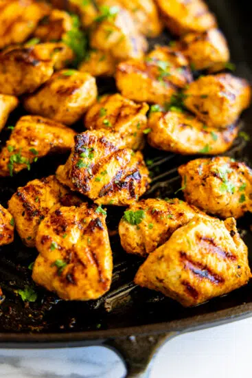 Grilled Chicken Nuggets.