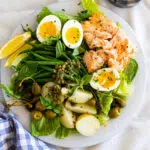 Salmon Niçoise Salad.