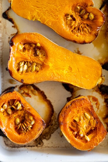 Roasted butternut squash.