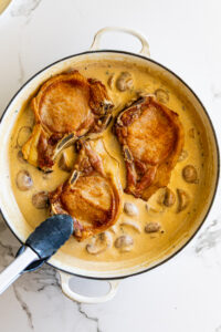 Pork Chops With Mushroom Gravy - Simply Delicious