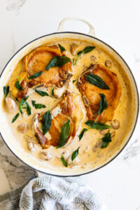 Pork Chops With Mushroom Gravy - Simply Delicious