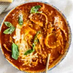 Easy Lasagna Soup.