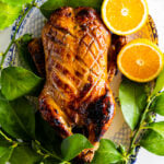 Perfect Roast Duck Recipe | Orange Glazed with Garlic and Herbs.