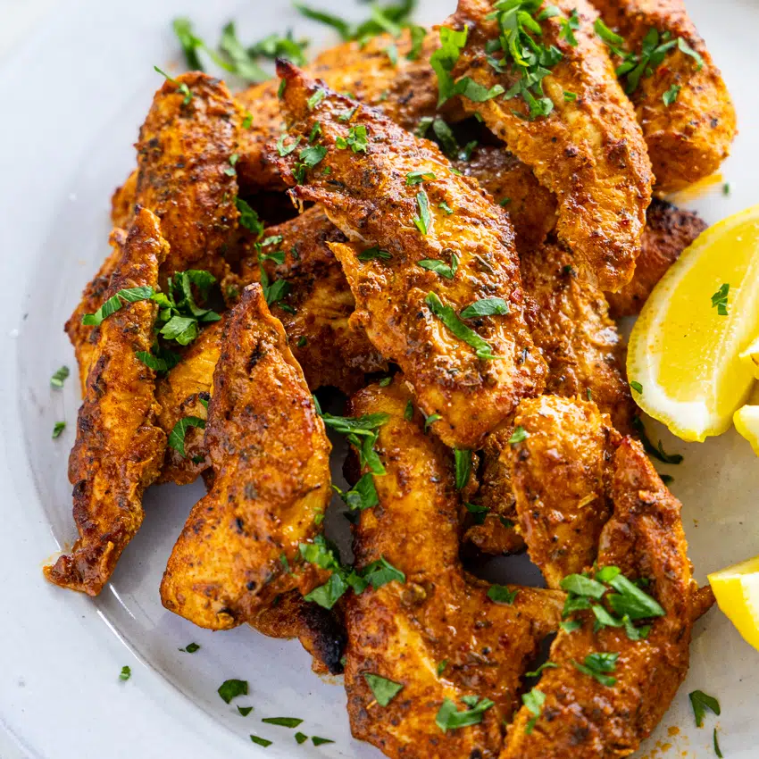 Easy Healthy Chicken Tenders.