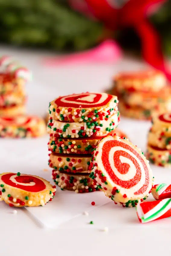 Festive Pinwheel Cookies