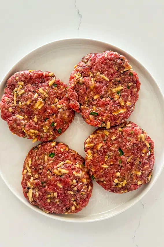 Jalapeño Cheddar Burger Patties.