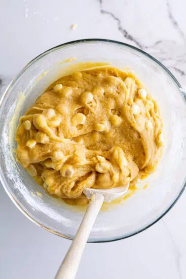 White Chocolate Macadamia Cookie dough.