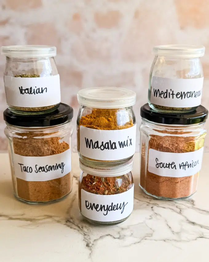 6 easy spice blends to make at home.