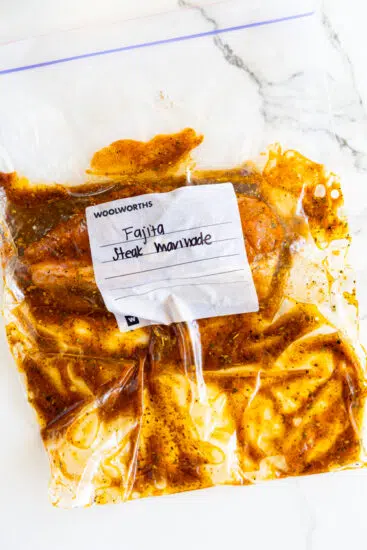 Fajita steak marinade.