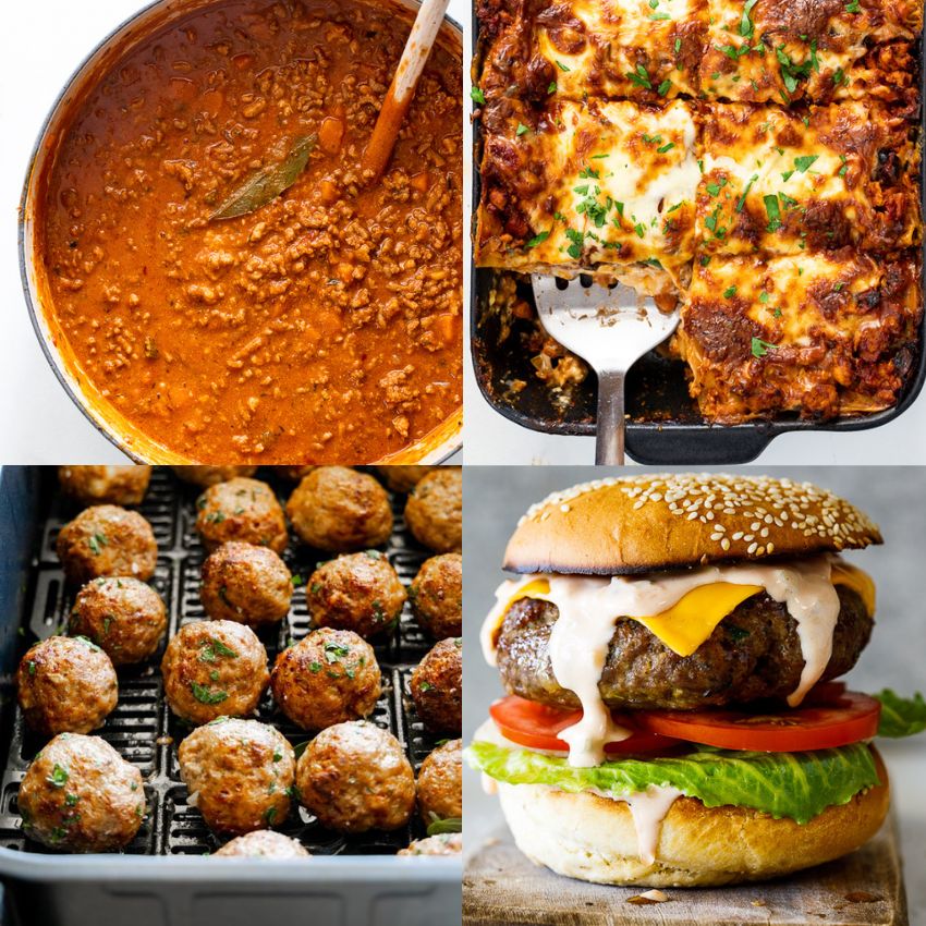 Freezer meals with Ground beef