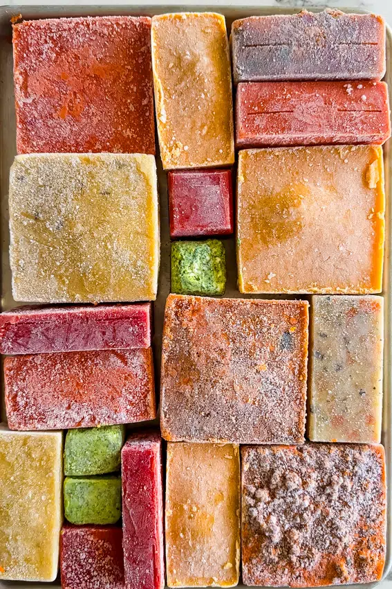 Freezer soups and sauces.